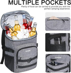 Cooler Backpack Insulated Leak Proof,Small Soft Coolers Bag for Men and Women Camping,Travel,Beach,Hiking,Picnic