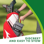 Golf Cooler Bag Plus 2 Ice Packs - Keeps Drinks Cold for Hours - Holds 6 Cans - Fits Discreetly in Golf Bags - Insulated Beer Sleeve and Cooler Accessories