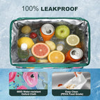 Soft Cooler Bag Floral 40 Cans, Collapsible Insulated Large Lunch Bag for Women, Portable Storage for Camping Travel Picnic BBQ Beach