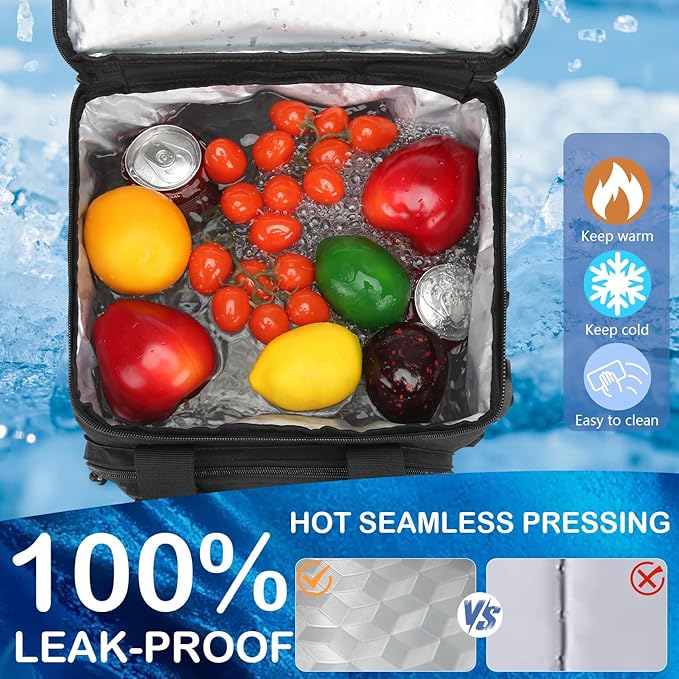 Tactical Cooler Backpack - 42 Cans Backpack Coolers Insulated Leak Proof for Men Adults, Soft Cooler Insulated Backpack for Lunch, Work, Camping, Hiking, Picnic, Beach & Travel
