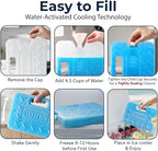 Kona Large Ice Pack for Coolers – 4 lb Reusable Refreezable Cooler Ice Pack, Long Lasting Blue Gel Pack for Camping, Travel, Lunch, Beach, Colder Than Ice -5°C