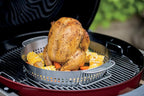 Weber Master-Touch Charcoal Grill, 22-Inch, Smoke – Premium Outdoor BBQ Grill with Tuck-Away Lid Holder & One‑Touch™ Cleaning System, Porcelain‑Enameled Kettle