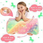 Toddler Nap Mat with Pillow and Blanket, Extra Large Rolled Napping Mats,Slumber Bags for Boys Girls,Kids Sleeping Bag for Daycare, Preschool Travel Camping