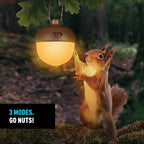 Nite Ize Radiant NutLit Rechargeable Lantern - Acorn-Shaped LED Hanging Lantern for Tents & Kids Rooms - Features Adjustable Color Temperature & Rapid USB-C Charging - Water-Resistant & Drop-Tested