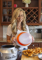 CanCooker Collapsible Plastic Batter Bowl | Mess-Free Breading Shaker Container & Mixer | Ideal for Fish Fry, Fried Chicken, Onion Rings, Wings & More