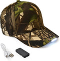 Hands Free Rechargeable LED Baseball Cap Hat for Outdoor Hip Hop Party Holiday