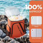 Maelstrom Backpack Cooler,36 Can Cooler Backpack,Soft Cooler Bag Insulated Leakproof,Lightweight Ice Chest Backpack,Travel Cooler Lunch Backpack for Camping,Hiking,Beach