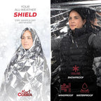 Emergency Blankets for Survival Gear and Equipment x6, Space Blanket, Mylar Blankets, Thermal Blanket, Survival Blanket, Survival Kits Emergency Kit, Emergency Supplies, Foil Blanket Camping Shelter