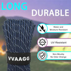 VVAAGG Reflective Paracord Rope 100FT, 7 Strand Nylon para Cord Lanyard Utility 550 Parachute Cord, 4mm Thin Tent Rope for Outdoor Camping Hiking