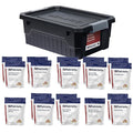 4Patriots Emergency Entree Food Kit – 128 Tasty Freeze-Dried MRE Survival Meals, 25 Year Shelf Life