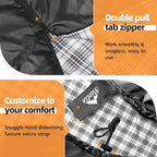 MEREZA Flannel Sleeping Bag for Adults XL, Large Wide Sleeping Bags for Camping Mens Warm Cotton Sleeping Bag 4 Season Warm & Cool Weather