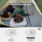 Naturehike Cloud Up 3 Person Backpacking Tent with Footprint - 3 Season Free Standing Lightweight 3 Person Camping Tent | with Footprint, Free Standing, Dome, Camping, Hiking, Waterproof