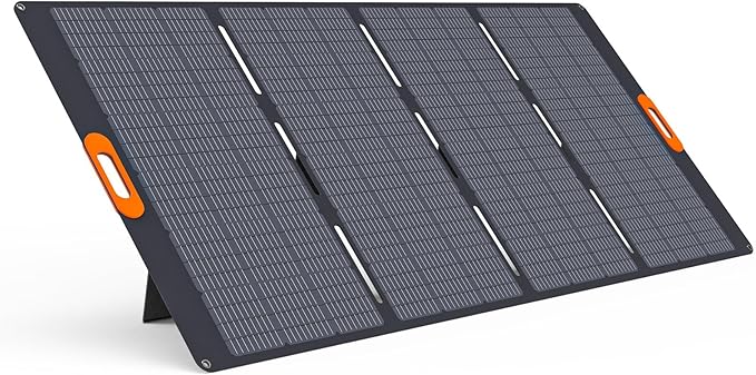 400W Foldable Portable Solar Panel for ALLWEI 1200W 2400W Power Station Solar Generator, IP67 Waterproof, with Adjustable Kickstand for RVs Camping Home and Blackouts