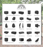 Porch Shield 62W x 24D x 48H inch Premium Gas Grill Cover Up to 60 inch, Waterproof and Fade Resistant 600D BBQ Covers for Weber, Brinkmann, Char-Broil and More, Black