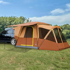 TIMBER RIDGE 5-9 Person SUV Tent with Screen Porch and Awning for Family Camping, Weather Resistant and Portable Van or Car Tent, Includes Rainfly and Storage Bag, 13' W X 10' L X 7.1' H