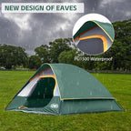 Camping Tent 2-4 Person, Waterproof Windproof Tent with Rainfly Easy Set up-Portable Dome Tents for Camping…