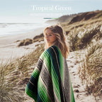 Hydration Nation Authentic Extra Large Mexican Blanket (70"x50") - Handwoven Yoga, Serape- Artisanal Falsa, Beach, Camping, Picnic, Outdoor - Tropical Green