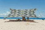 Neso Grande Portable Beach Tent Sun Shelter - Lightweight Beach Shade Canopy - Easy Setup for Family Outings - Patented Reinforced Corners - UPF 50+ Sun Protection - 7ft Tall, 9 x 9ft