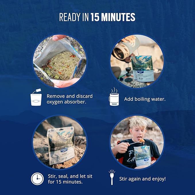Backpacker's Pantry Creme Brulee - Freeze Dried Backpacking & Camping Food - Emergency Food - 12 Grams of Protein, Vegetarian, Gluten-Free - 6 Count