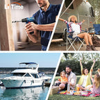 LiTime 3000W Pure Sine Wave Inverter 12V DC to 120V AC Converter with Remote Control for RV, Camping, Off-Grid Solar Power Inverter with 4 AC Outlets,2 USB Outputs, Screen Showing Real-time Status