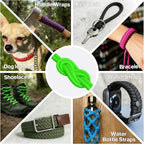 Paracord Rope 750 - Parachute para Cord 4mm 11 Strand Spool Rope Utility Nylon String for Outdoor Camping Survival Utility Tent Crafting DIY Projects - Neongreen 1000ft