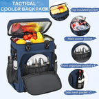 Tactical Cooler Backpack - 42 Cans Backpack Coolers Insulated Leak Proof for Men Adults, Soft Cooler Insulated Backpack for Lunch, Work, Camping, Hiking, Picnic, Beach & Travel