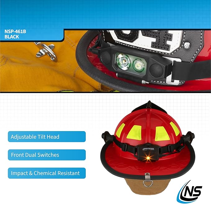 Nightstick NSP-4616B Low-Profile Dual-Light™ Headlamp, Black