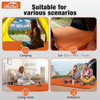 SUV Air Mattress, Self-Inflating Memory Foam Car Bed Mattress for SUV, Travel Camping Car Sleeping Pad with Storage Bag