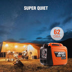 AIVOLT Inverter Generator 4300W Gas Powered Portable Super Quiet Outdoor Generator RV Ready for Camping Tools and Home Use, EPA Compliant