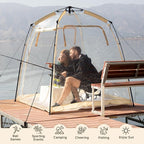 All Weather Proof Pod Sports Tent,Outdoor Weather Tent Sports Pod Pop Up Shelter with Sealed Floor,2-4 Person Clear Tent for Sport Event,Camping,Fishing 8 Sizes & Multicolor