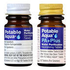 Potable Aqua Water Purification Tablets With PA Plus - Two 50 count Bottles