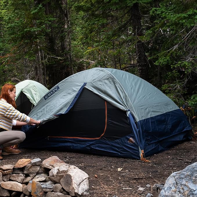 Kelty Late Start Backpacking Tent – Lightweight Two Man Camping Tent Shelter with Quickcorners, Aluminum Poles, Waterproof Poly Fly, Updated for 2024 | Camping Tent Shelter, Quickcorners, Aluminum Poles, Waterproof Poly Fly, Updated for 2024