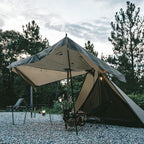 Naturehike Ranch Fire 4 Season Teepee Tent, 2 Person Hot Tent with Stove Jack, Windproof Waterproof Cold Weather Winter Tents for Camping