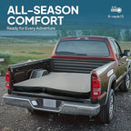 LOSTHORIZON Truck Bed Camping Air Mattress with Foam, Self Inflating Sleeping Pad for Full Size 5.5-5.8FT with Pump Sack, 4.5" Thick