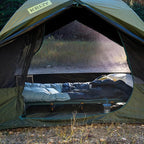 Kelty Lowdown Camping Cot, Tent and Car Camping Bed, Aluminum Frame, Lightweight Carry Size, Fern Green