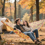 Glowing Sunflowers Camping Hammocks Swing Hammock for Camping Travel Accessories