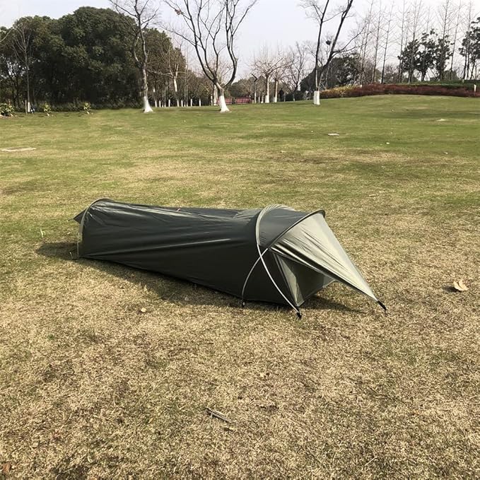 Ultralight Single Person Tent Waterproof Camping Tent for Outdoor Backpacking Hiking Fishing,Quick Set-up Family Tent Shelter