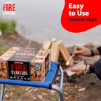 300 pcs Fire Starter - Natural Fire Starters for Campfires, Fire Pit, Pizza Oven, Fireplace, Smoker, BBQ, Pellet Stove & Wood - Fire Starters for Grill, Charcoal Starter
