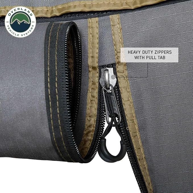 Overland Vehicle Systems HD Nomadic 270 LTE Drivers Side Awning Wall 1 and 2 | Dark Gray | Awning Sold Separately | 18309909