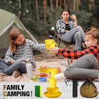 Scout Camping Mess Kit for Person Boy Scout Dishes Set Girl Scout Mess Kit with Mesh Bag Reusable Light Weight Eating Utensils Plastic Camping Cutlery Set for Travel Camp