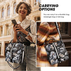 VLM Lunch Box for Women, Insulated Lunch Bag Women with Adjustable Shoulder Strap, Cute Lunch Tote Bag for Work,Picnic,Camping