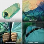Camping Blanket, Puffy Blankets Lightweight Windproof Resistant for Outdoors,Hiking, Backpacking,Car,Picnic,Stadium