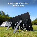 ALLPOWERS SE100 100W Portable Solar Panel Charger,High-Efficiency 23-25% Monocrystalline Solar Cell with IP68 Waterproof,Foldable Design for Outdoor Camping,Emergency Power,and Portable Generators