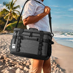 OPUX Cooler Bag, 48/60 Cans Insulated Soft Collapsible Portable Cooler, Soft Sided Leakproof Cooler for Beach Camping with Shoulder Strap, Ice Chest for Travel Road Trip Picnic