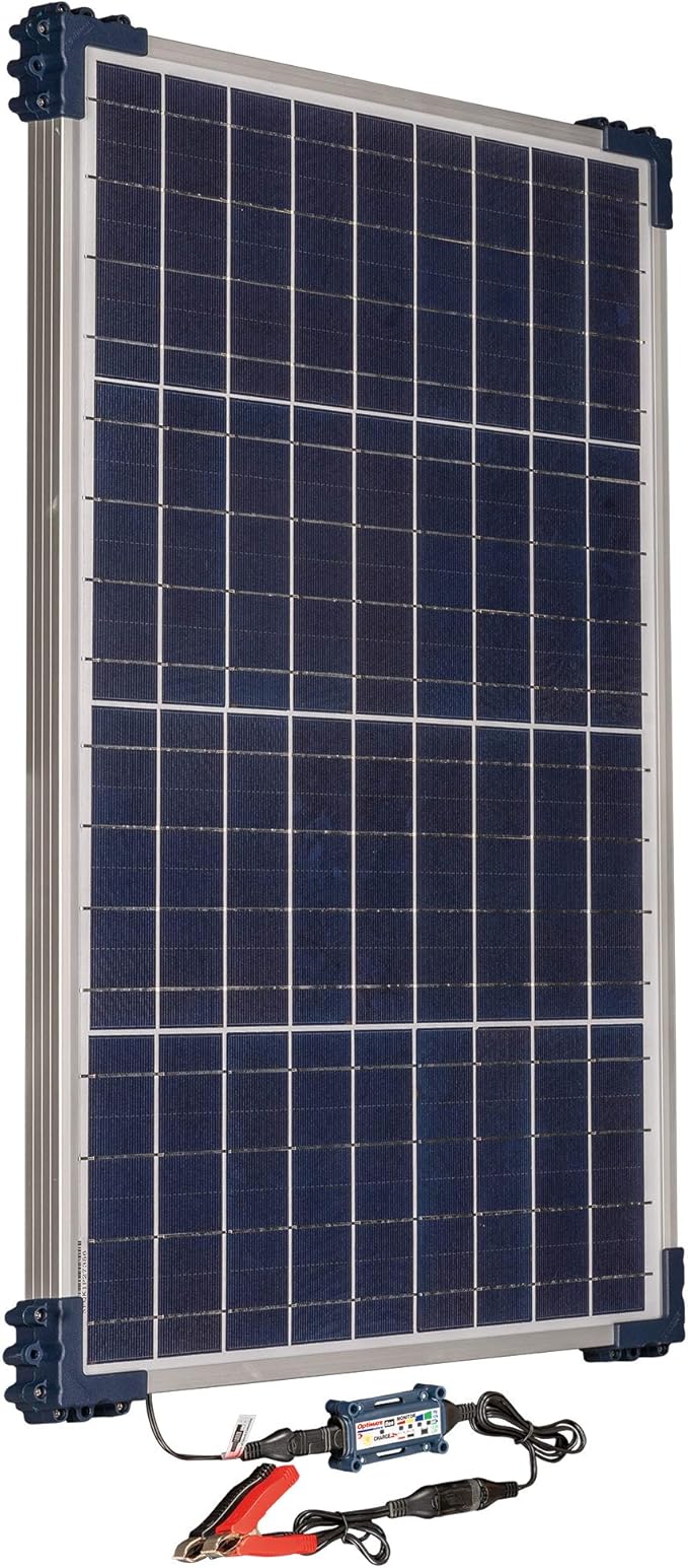 Optimate Solar Duo 40W, TM522-D4, 6-Step 12V / 12.8V 3.3A Weatherproof Solar Battery Saving Charger & maintainer