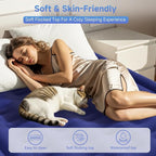 Sebor Air Mattress Queen with Built-in Pump 18", Comfortable Self-Inflating Air Mattress with High-Speed Pump, Durable Blow Up Mattress Queen with Storage Bag for Guests, Camping, Travel