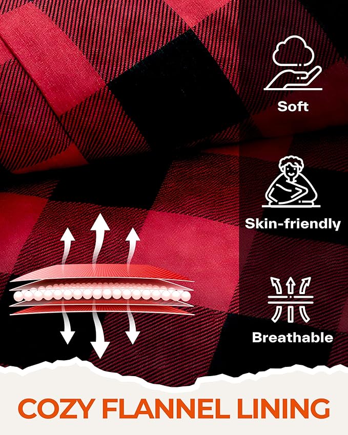 Sportneer Sleeping Bags for Adults, 0 Degree Sleeping Bag XL Flannel Winter Cold Weather Sleeping Bag with Detachable Hood Compression Sack for Camping, Backpacking, Hiking