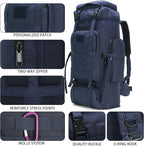 Hiking Backpack for Men 70L/100L Camping Backpack Military Rucksack Molle 3 Days Assault Pack for Climbing | Camping Backpack, 3 Days Assault Pack, for Climbing