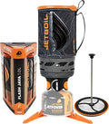 Jetboil Flash Java Portable Fast Boil Stove and Coffee Press for Camping and Backpacking, 1-Step Auto Ignition, Propane/Isobutane Burner