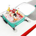 Waterproof PVC Paddleboard Cooler Deck Bag - 12 Can Soft Insulated Cooler for Paddleboarding, Camping, Kayaking